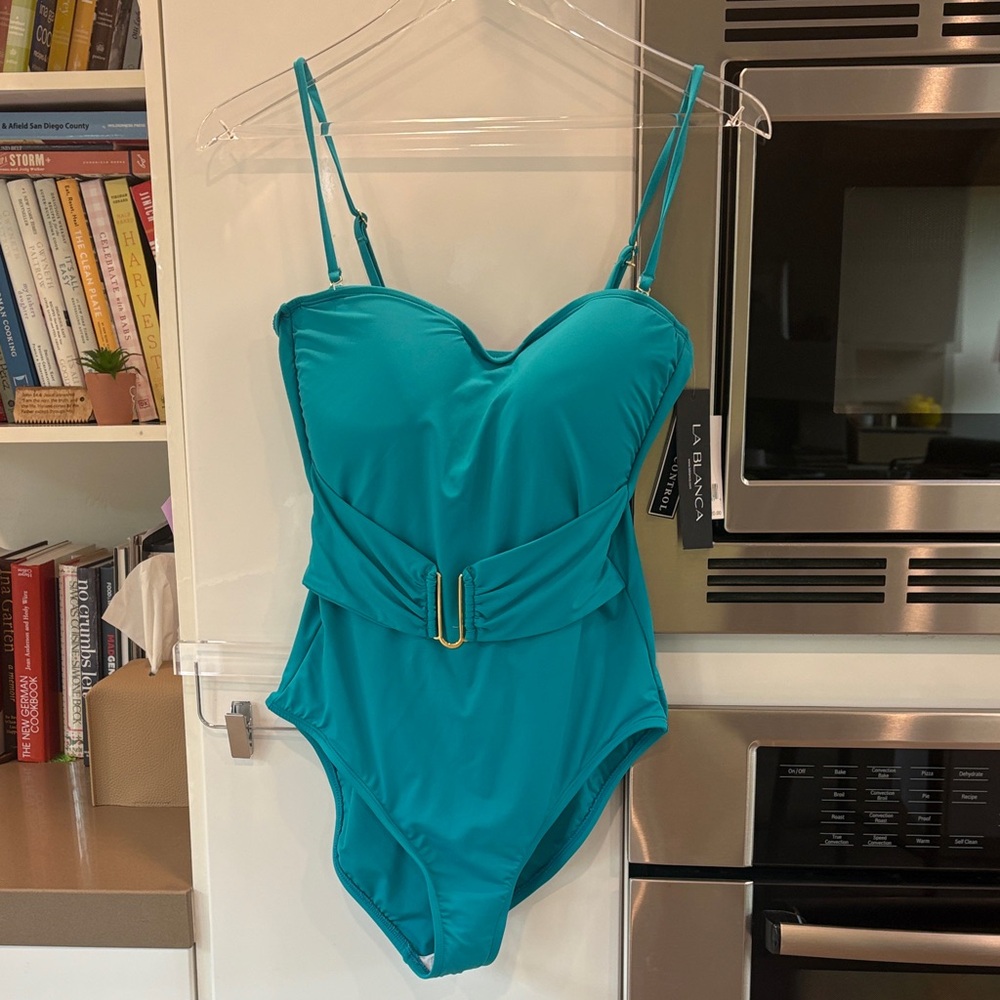 La Blanca Turquoise  One Piece Swimsuit